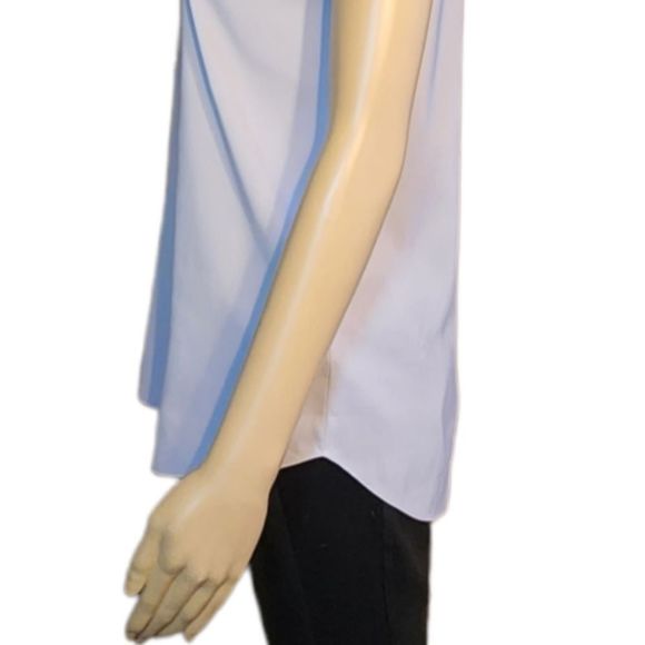 Express Shirt Womens Light Gray Top Keyhole Size XSmall - Picture 6 of 13